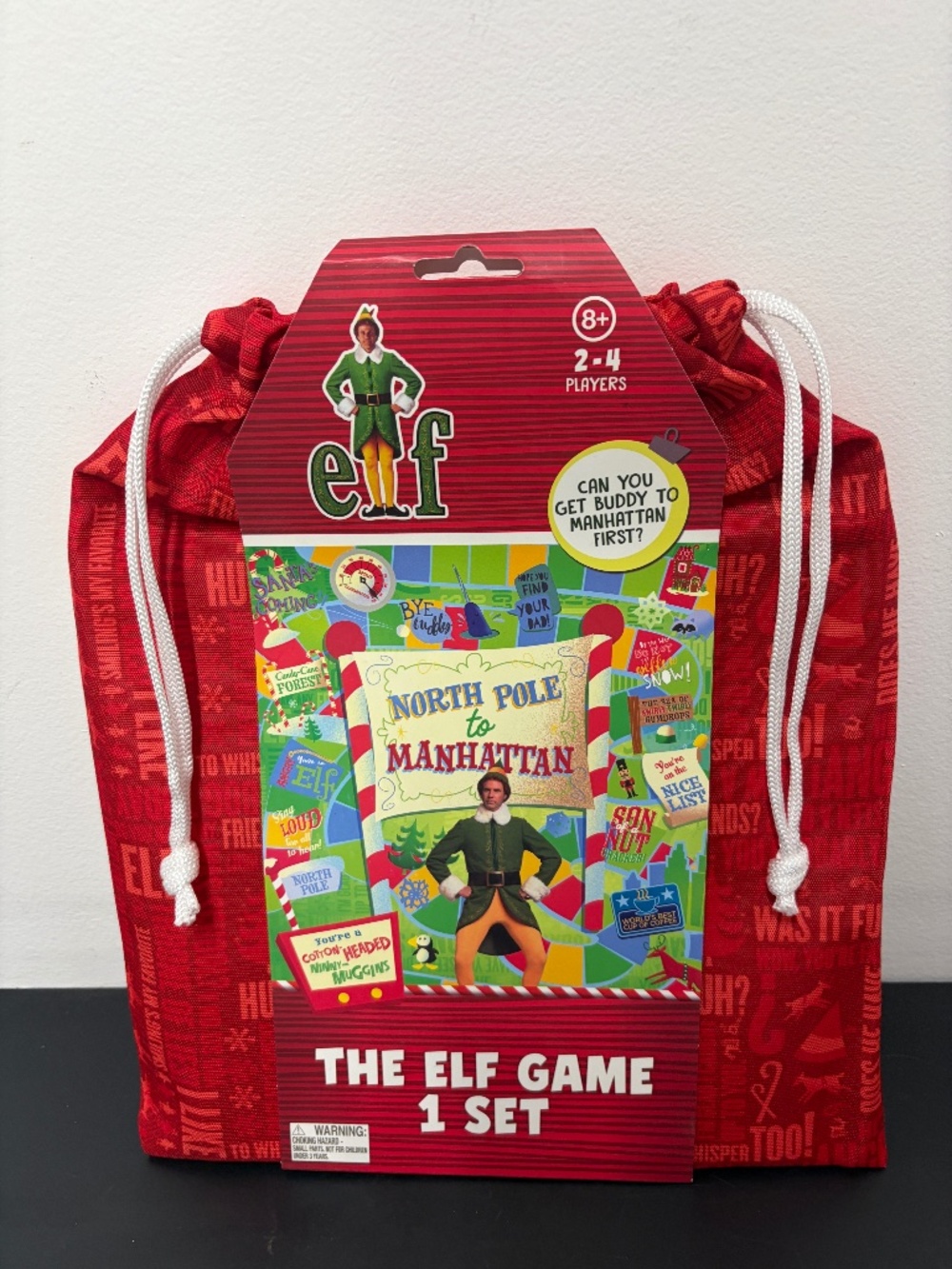 The Elf Game - Buddy- North Pole to Manhattan Christmas Board Game